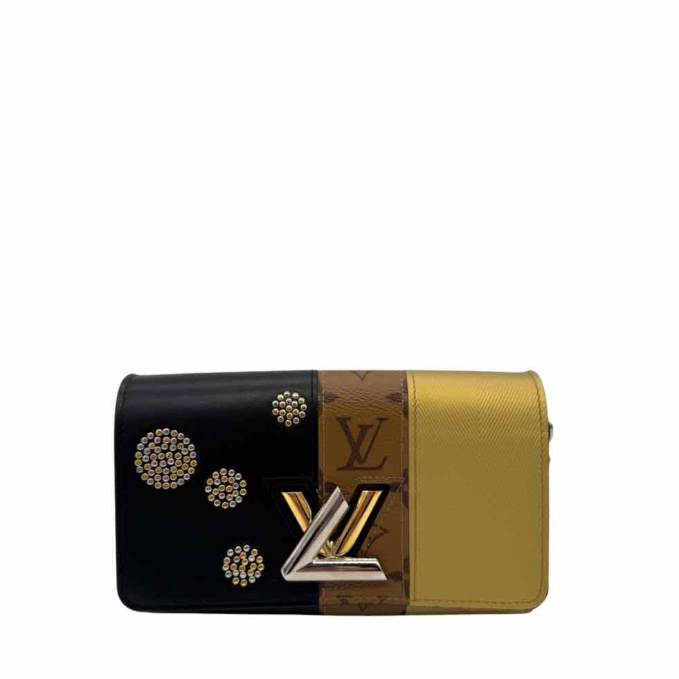 LOUIS VUITTON Reverse Night Lights Twist Chain Wallet (Pre-Owned)