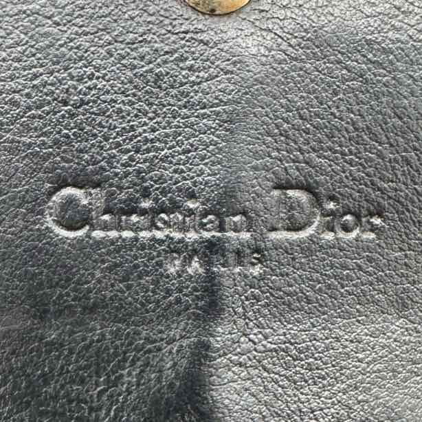 DIOR Patent Cannage Calfskin Lady Dior Rendezvous Wallet On Chain (Pre-Owned)