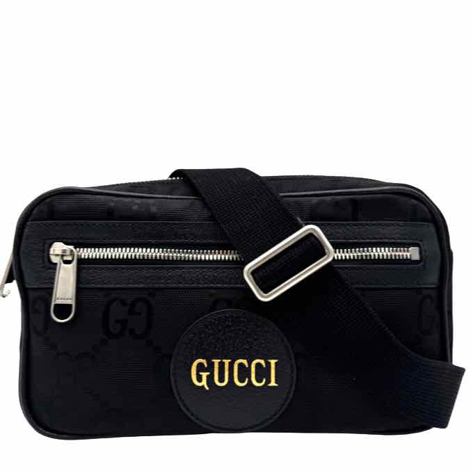 GUCCI Nylon Monogram Off The Grid Belt Bag Black (Pre-Owned)