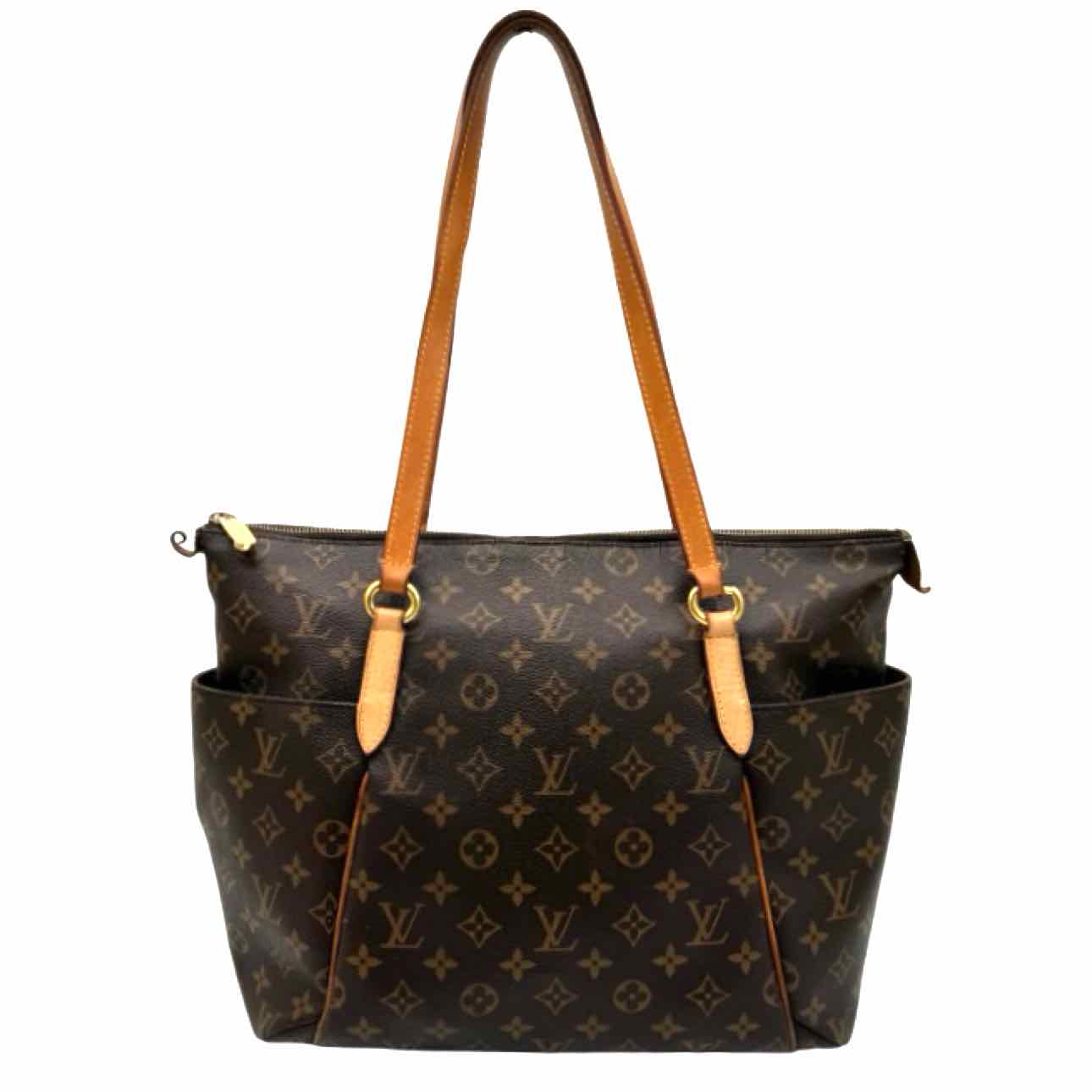 LOUIS VUITTON Monogram Canvas Totally MM Brown