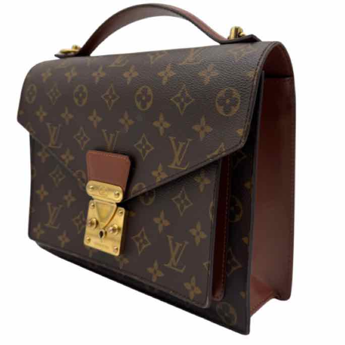 LOUIS VUITTON Monogram Monceau 28 Satchel (Pre-Owned)