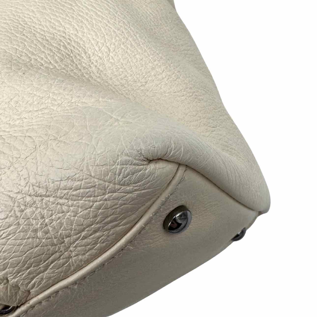 CHANEL Calfskin Medium Luxe Ligne Beige Tote Bag