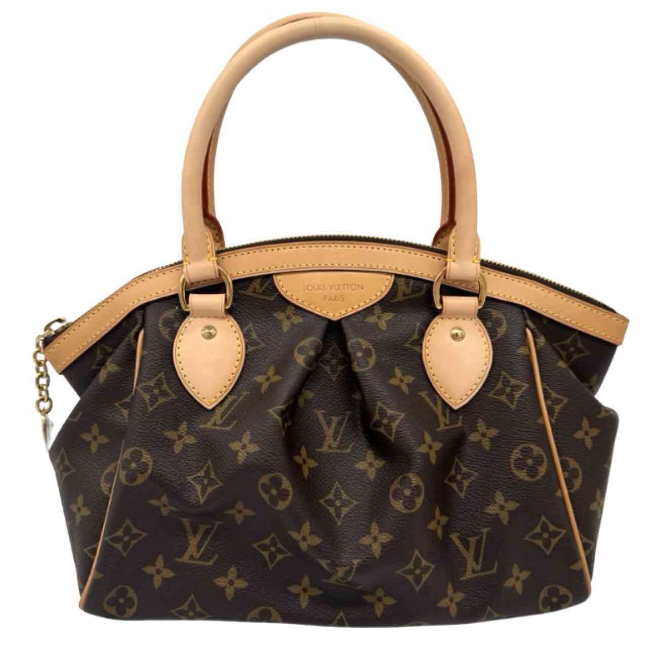 LOUIS VUITTON Monogram Canvas Tivoli PM Tote Bag Brown