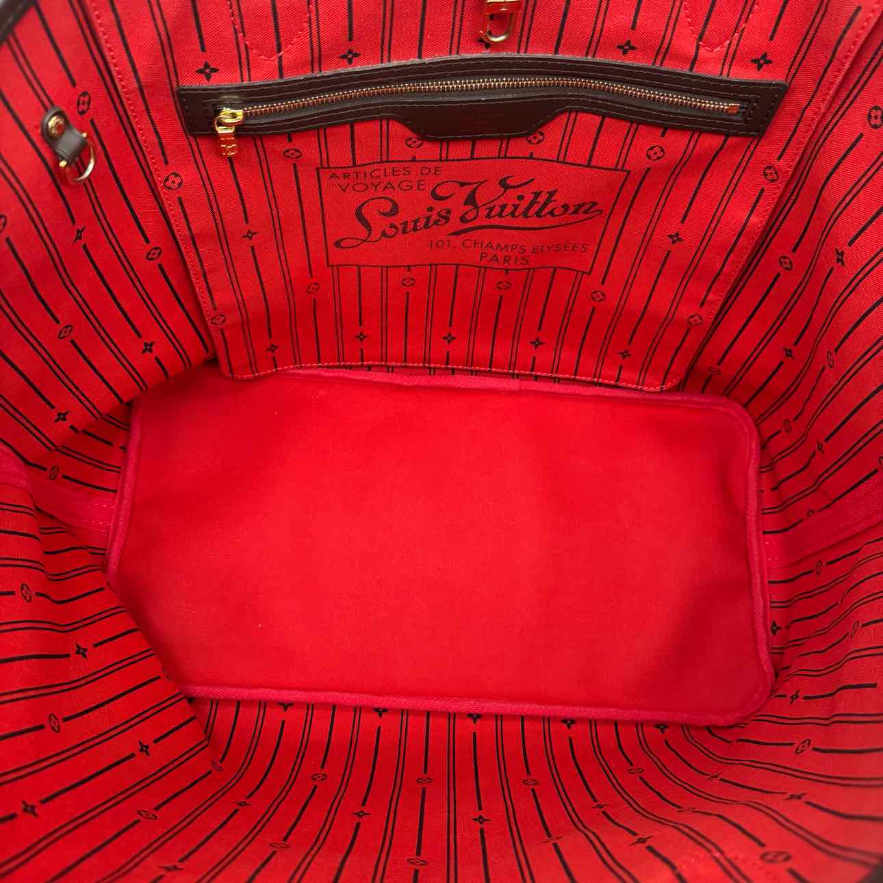LOUIS VUITTON Damier Ebene Neverfull GM