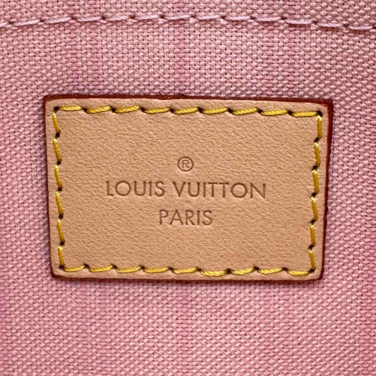 LOUIS VUITTON Damier Azur Neverfull Wristlet