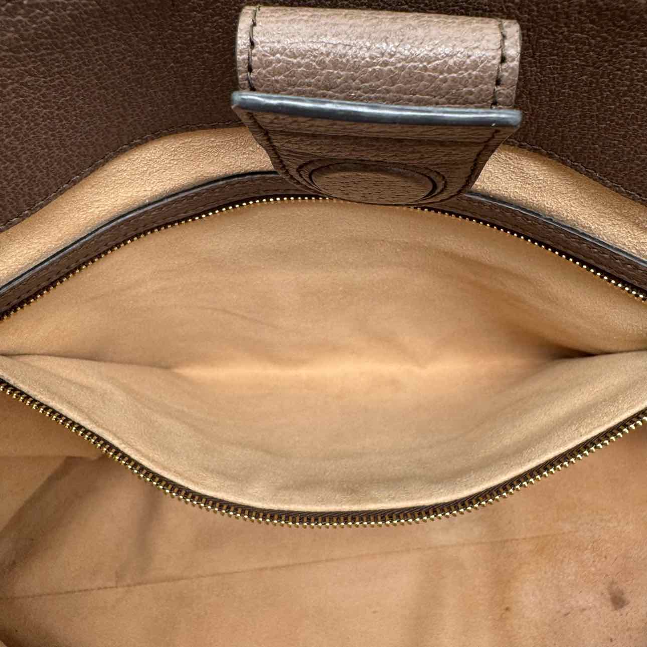 GUCCI GG Supreme Monogram Medium Ophidia Tote Bag Brown (Pre-Owned)
