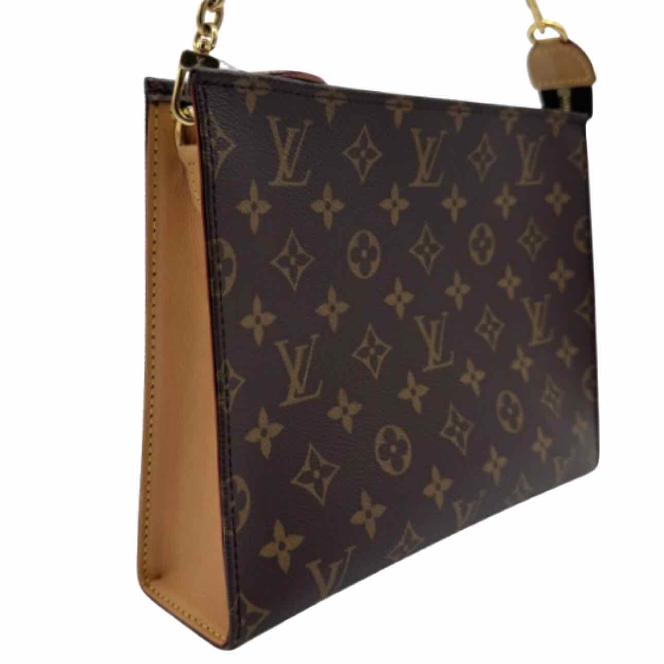 LOUIS VUITTON Monogram Canvas Toiletry Pouch on Chain