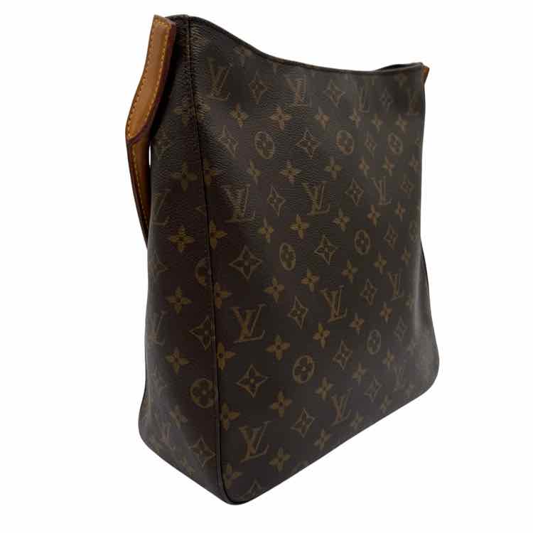 LOUIS VUITTON Monogram Canavas Looping GM Brown (Pre-Owned)