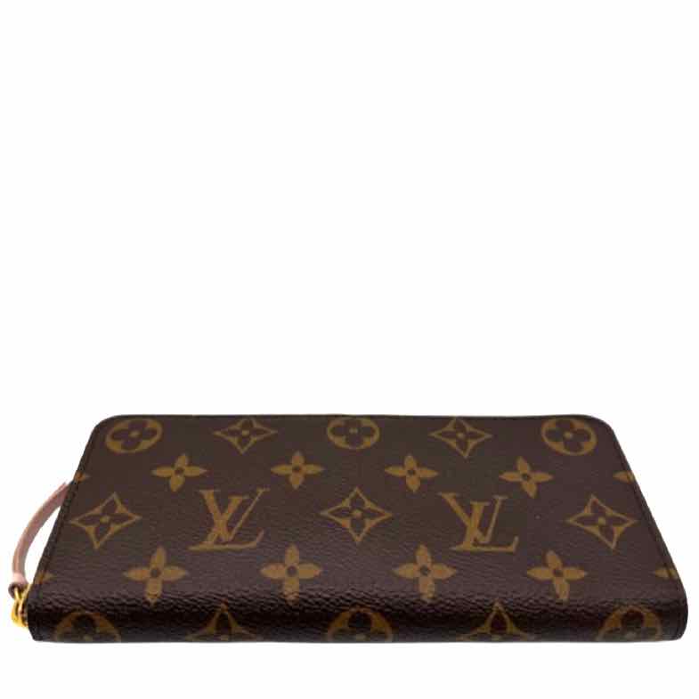 LOUIS VUITTON Monogram Canvas Clemence Wallet Rose Ballerine (Pre-Owned)