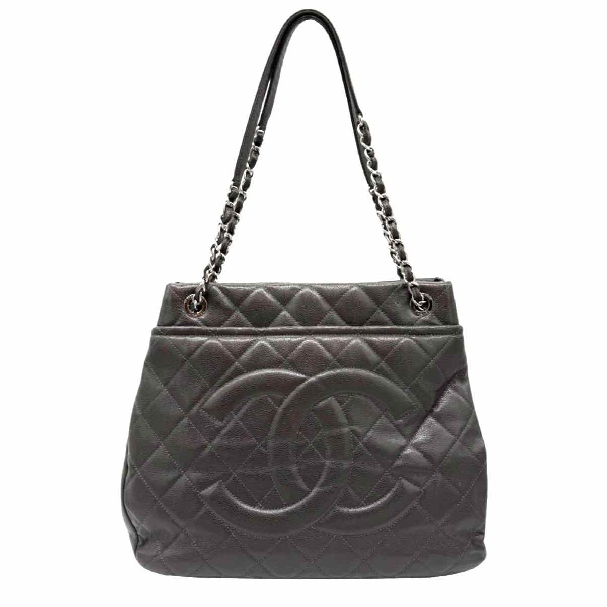 CHANEL CC Timeless Grey Tote Bag