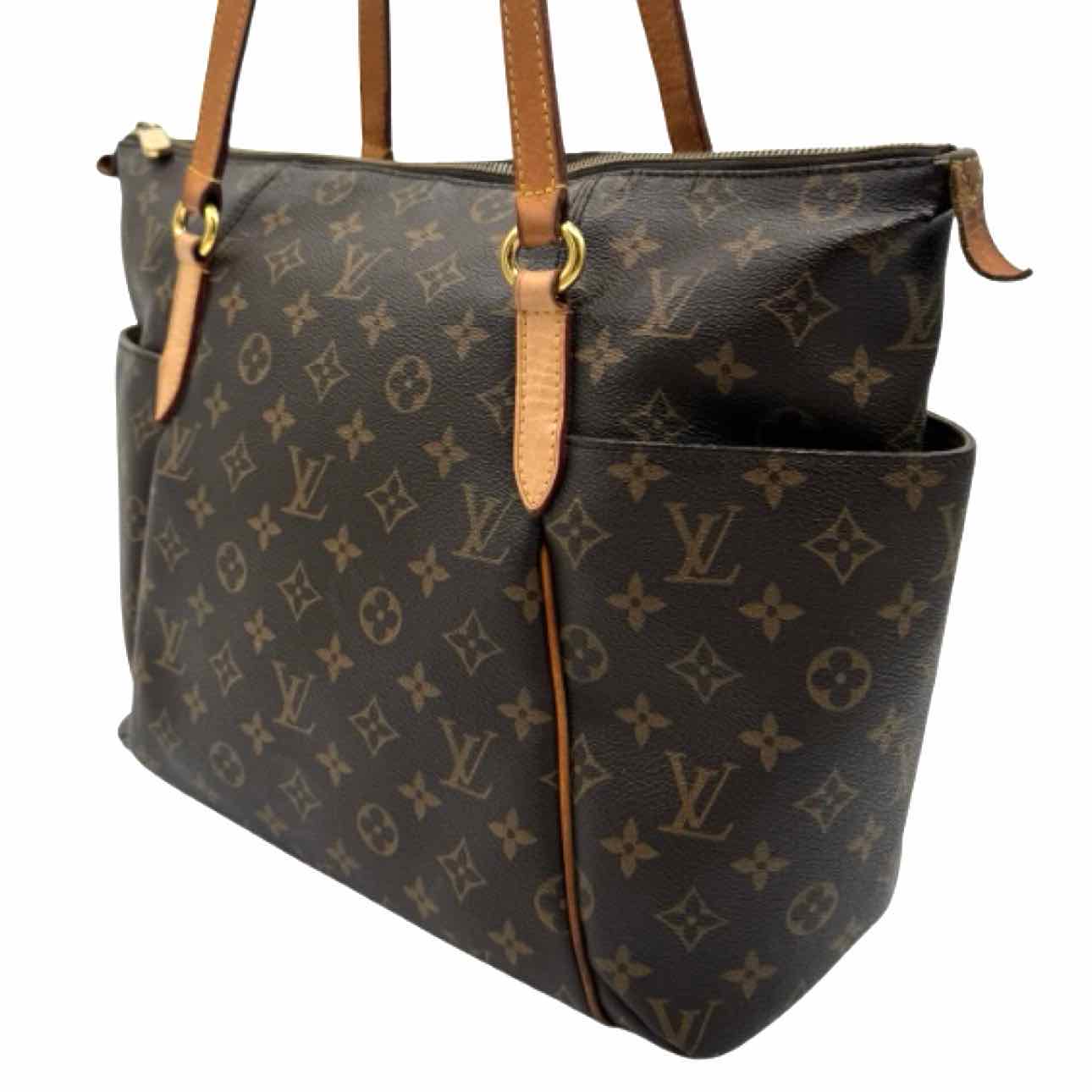 LOUIS VUITTON Monogram Canvas Totally MM Brown