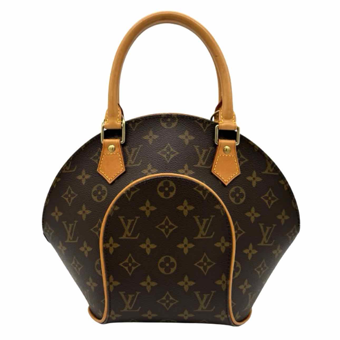 LOUIS VUITTON Monogram Canvas Small Ellipse Brown Handbag