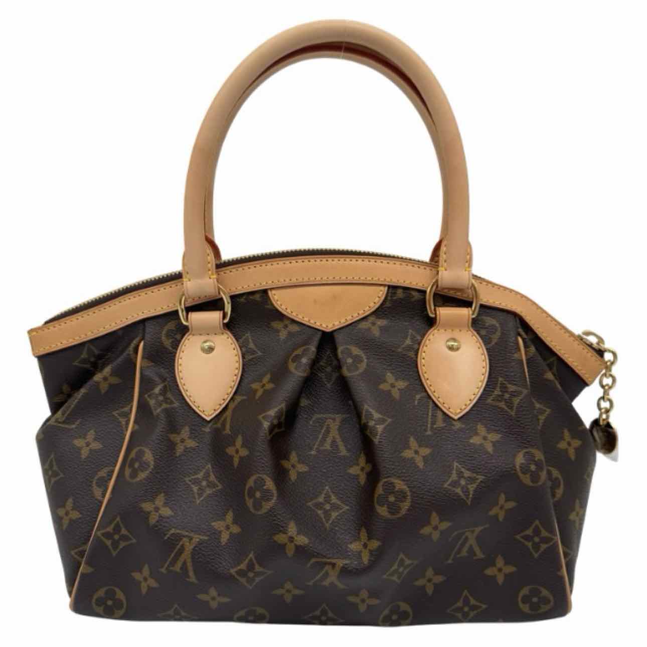LOUIS VUITTON Monogram Canvas Tivoli PM Tote Bag Brown