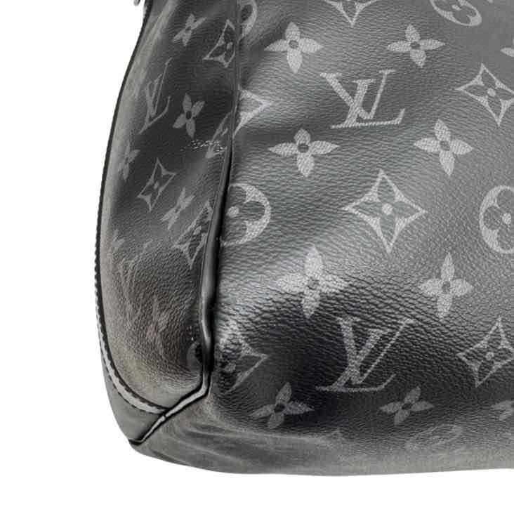 LOUIS VUITTON Monogram Canvas Eclipse Keepall Bandouliere 55 Duffle (Pre-Owned)