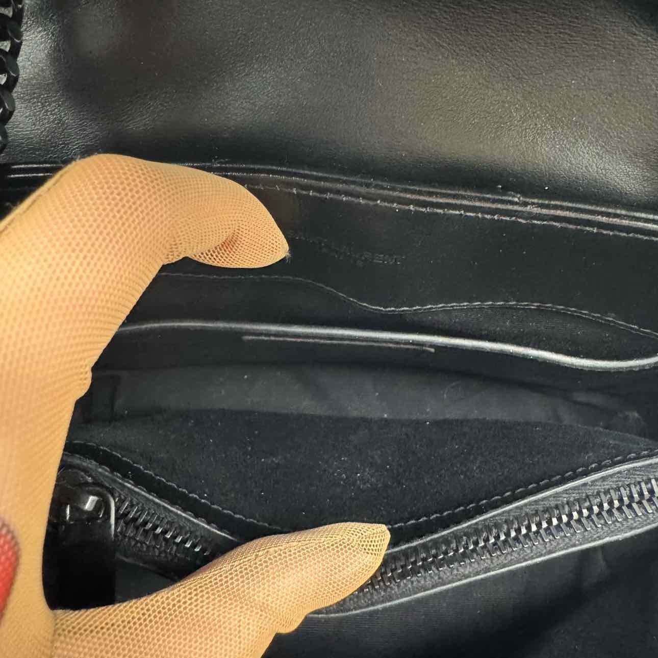SAINT LAURENT Calfskin Loulou Small Black (Pre-Owned)