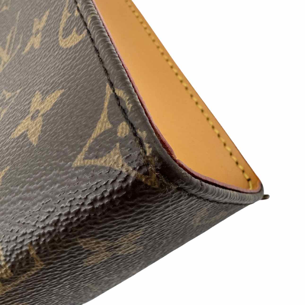 LOUIS VUITTON Monogram Canvas Toiletry Pouch on Chain