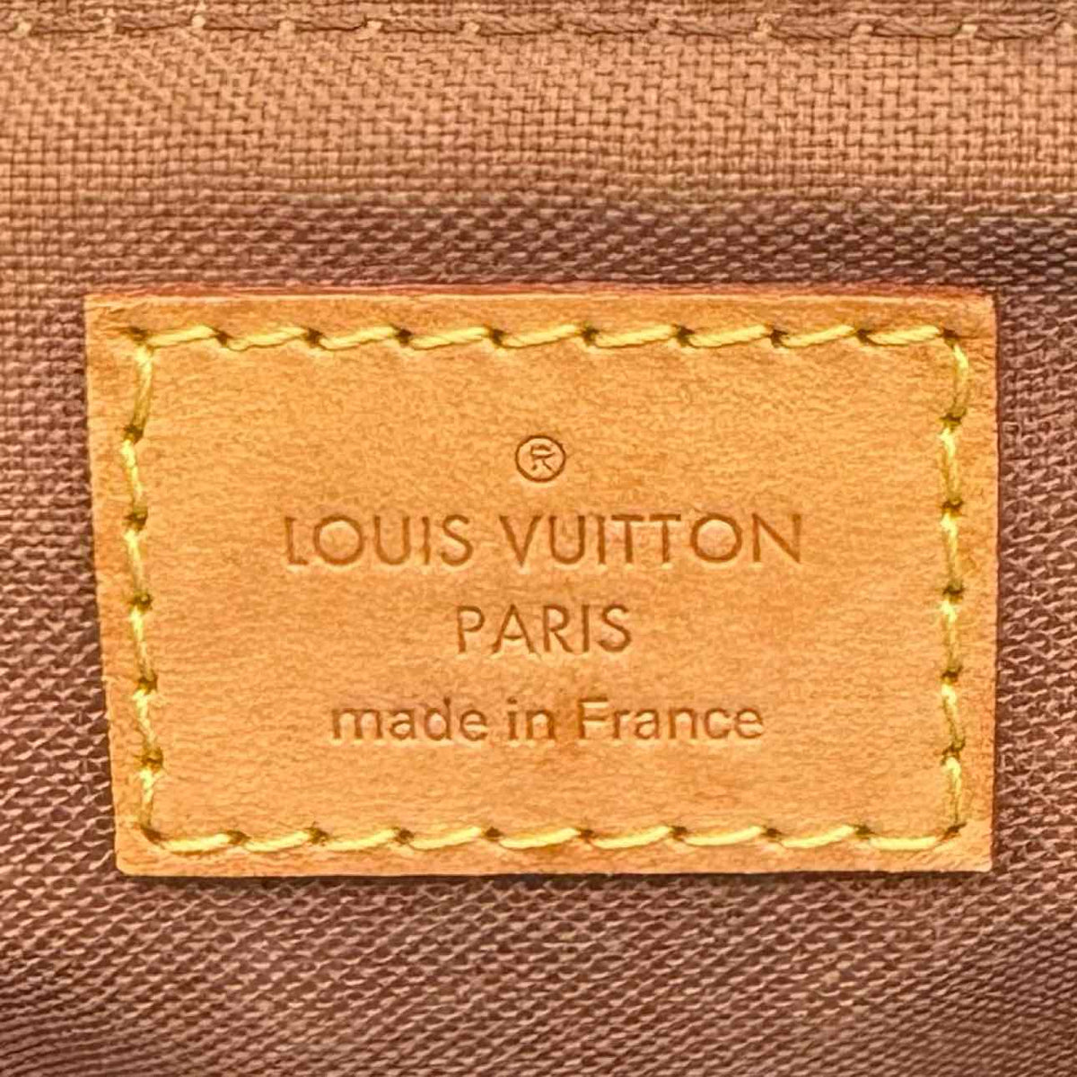 LOUIS VUITTON Monogram Canvas Palermo PM Tote Brown