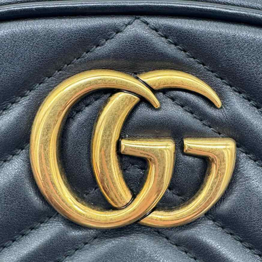 GUCCI Marmont Belt Bag Black (Pre-Owned)