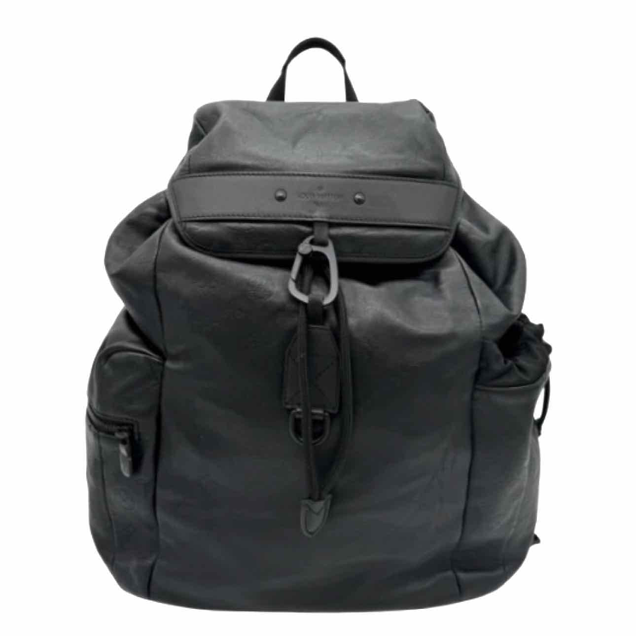 LOUIS VUITTON Calfskin Discovery Backpack Black
