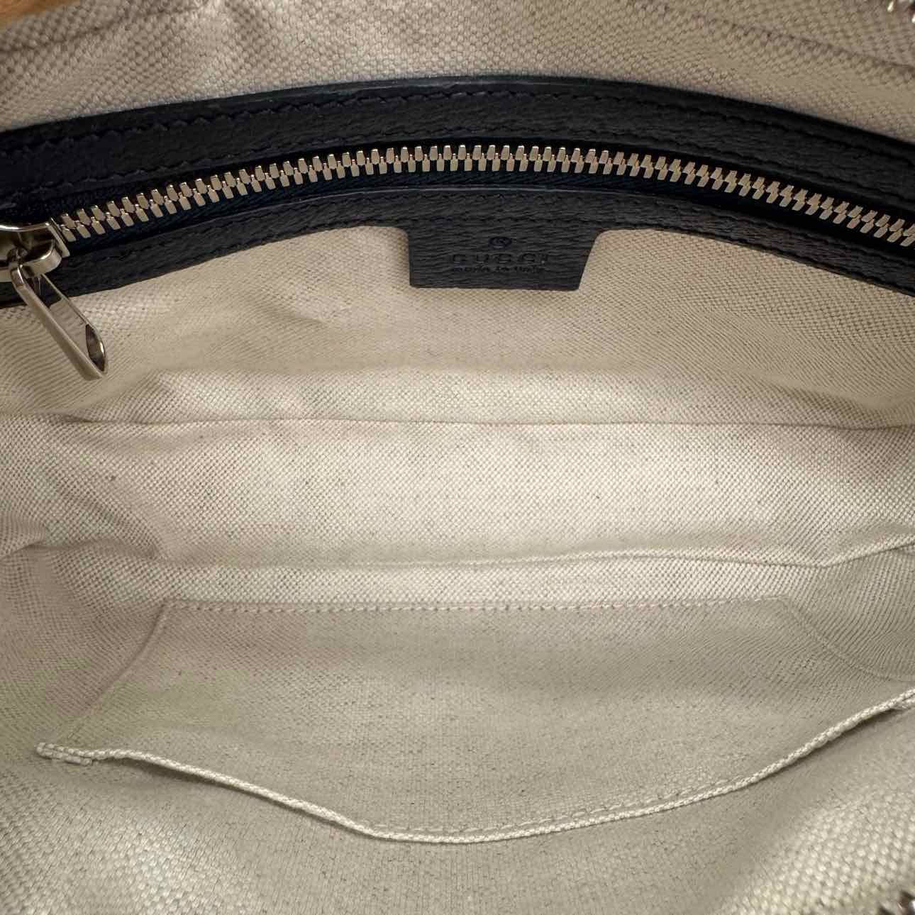 GUCCI Monogram Retro Interlocking G Belt Bag Blue (Pre-Owned)