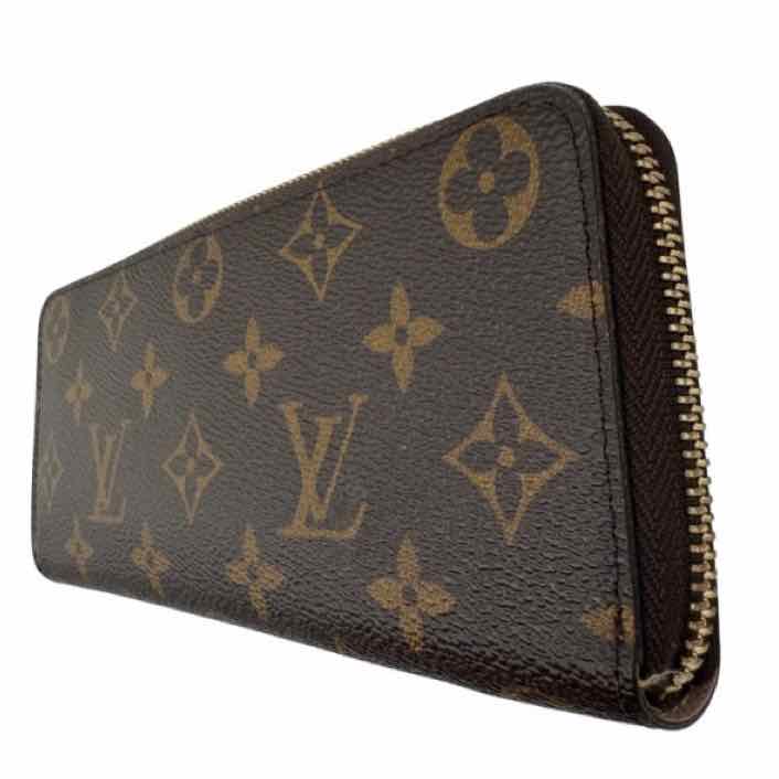 LOUIS VUITTON Monogram Canvas Clemence Wallet Rose Ballerine (Pre-Owned)