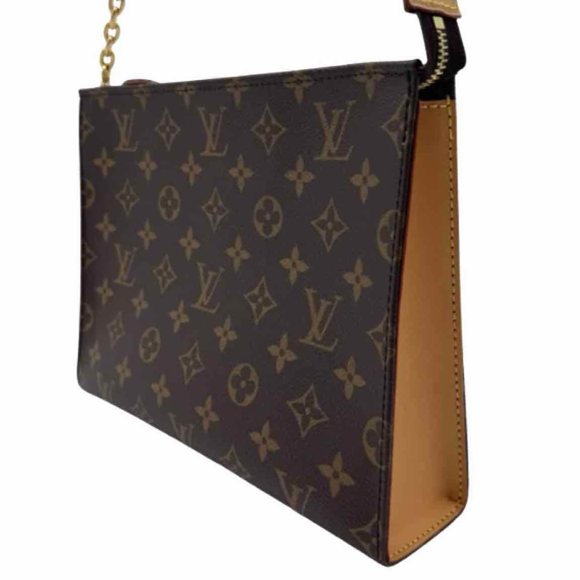 LOUIS VUITTON Monogram Canvas Toiletry Pouch on Chain