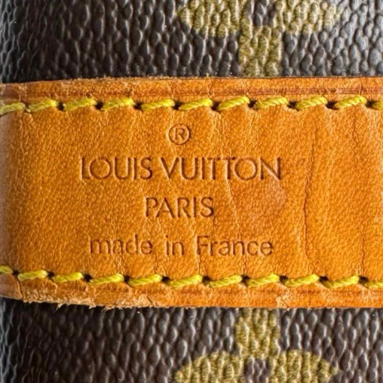 LOUIS VUITTON Monogram Canvas Keepall Bandouliere 50 Brown Duffle