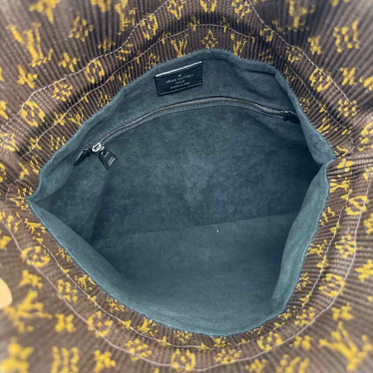 LOUIS VUITTON Monogram Canvas Pleated Explorer Bag (Pre-Owned)
