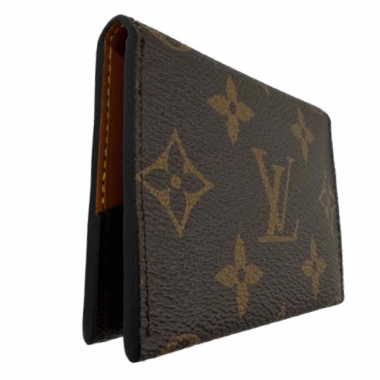 LOUIS VUITTON Monogram Canvas Slim Card Holder Orange