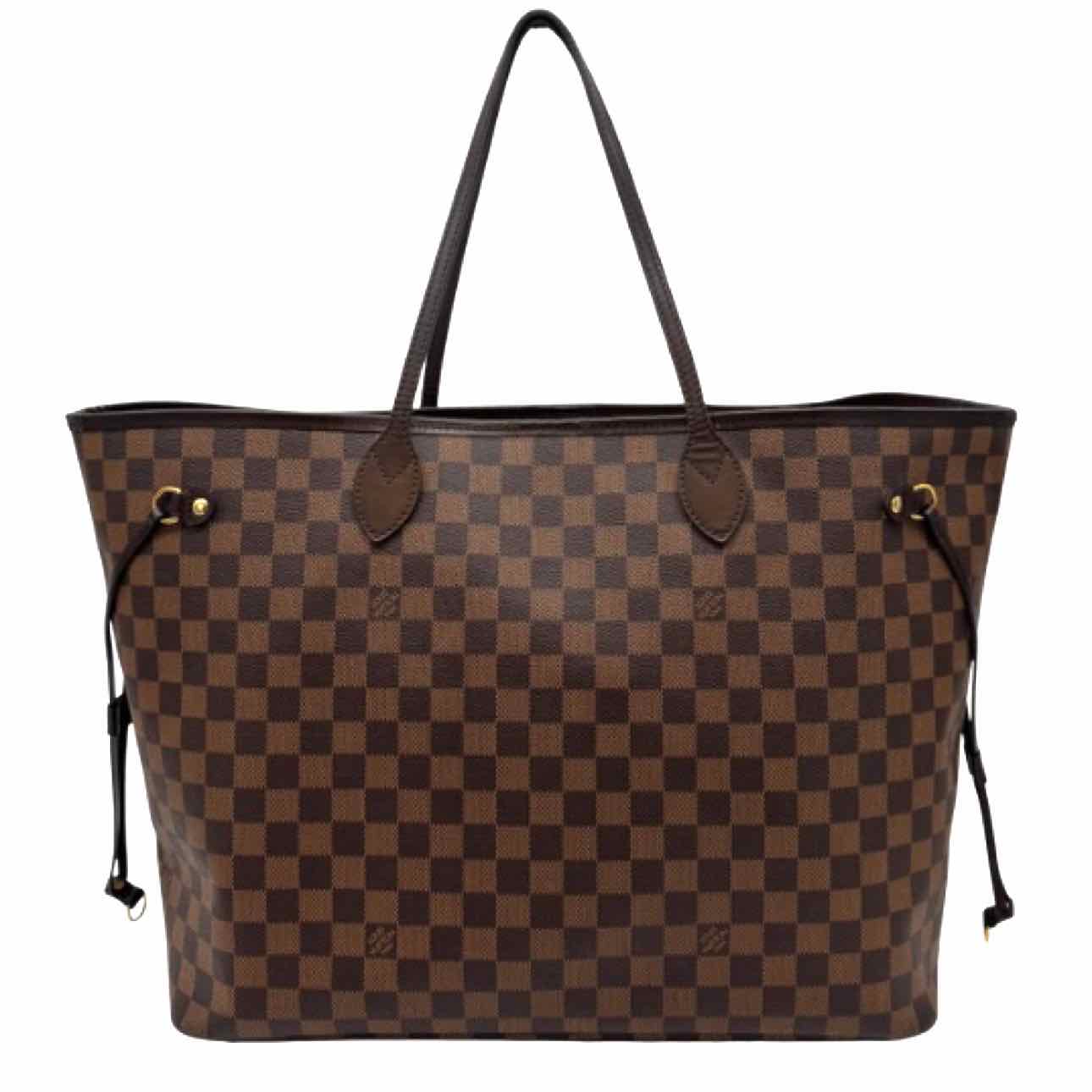 LOUIS VUITTON Damier Ebene Neverfull GM Brown Tote Bag