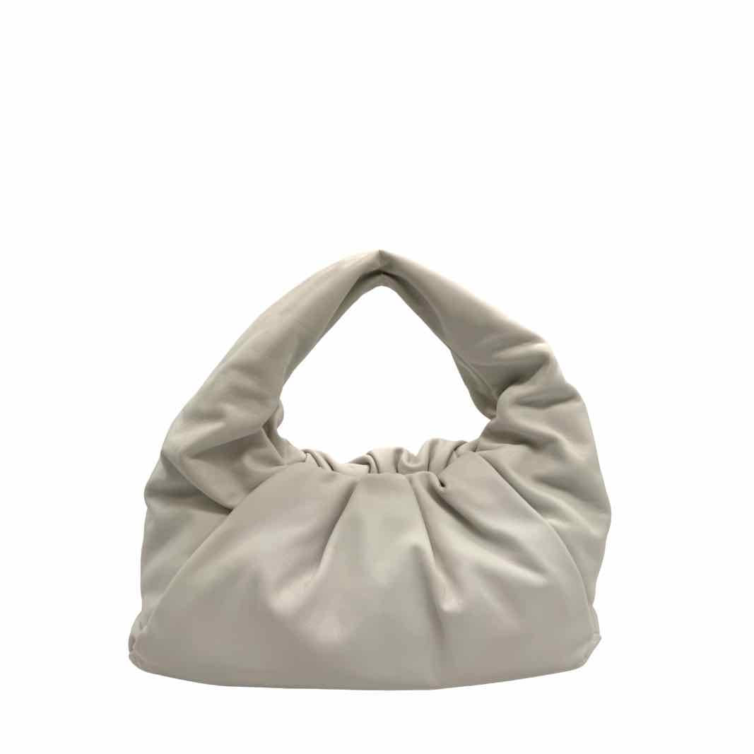 BOTTEGA VENETA Smooth Butter Calfskin Small The Shoulder Pouch White