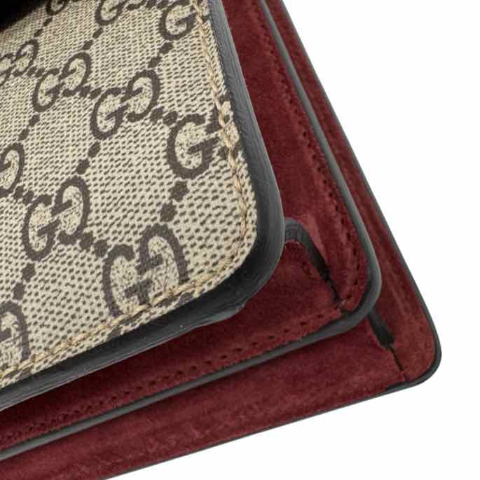 GUCCI Supreme Monogram Blooms Dionysus Shoulder Bag (Pre-Owned)