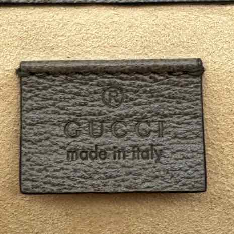 GUCCI Supreme Monogram Textured Dollar Top Handle Dionysus Bag Brown (Pre-Owned)