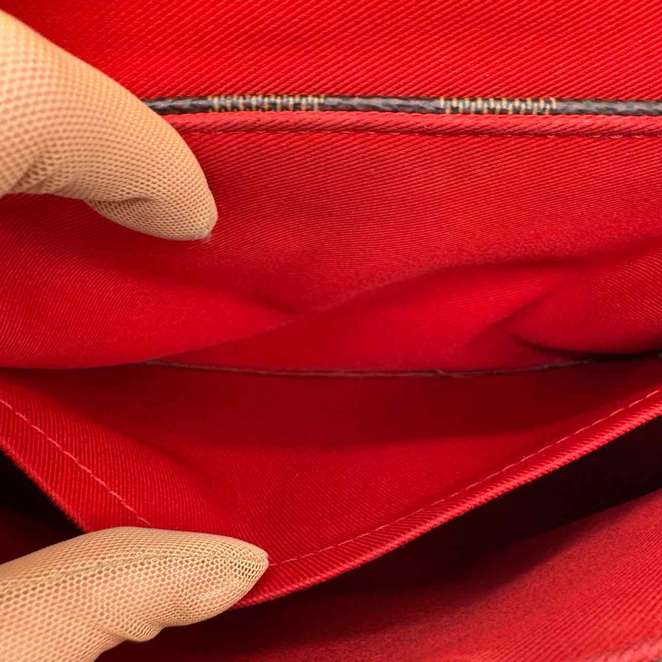 LOUIS VUITTON Damier Ebene Croisette Crossbody (Pre-Owned)