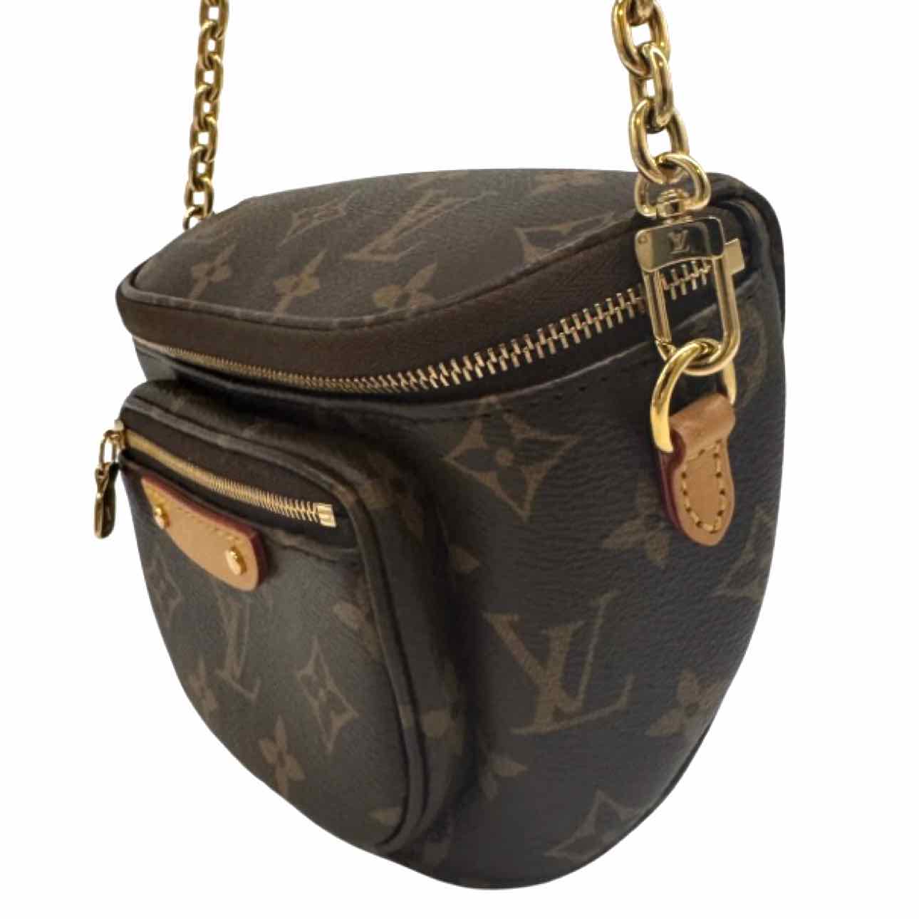 LOUIS VUITTON Monogram Canvas Mini Bumbag Brown