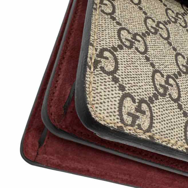 GUCCI Supreme Monogram Blooms Dionysus Shoulder Bag (Pre-Owned)
