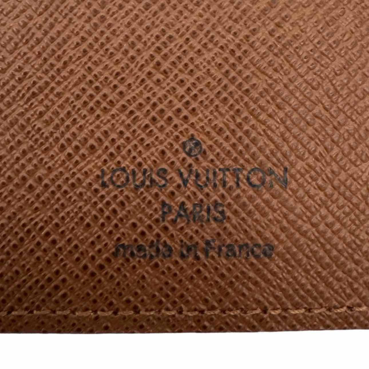 LOUIS VUITTON Monogram Canvas Agenda Cover MM Brown
