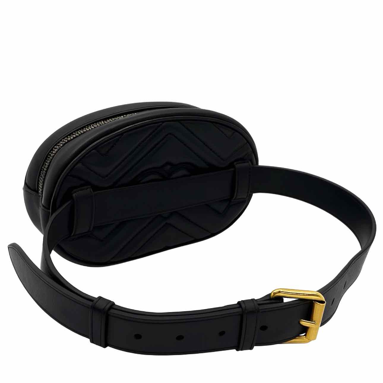 GUCCI Marmont Belt Bag Black (Pre-Owned)