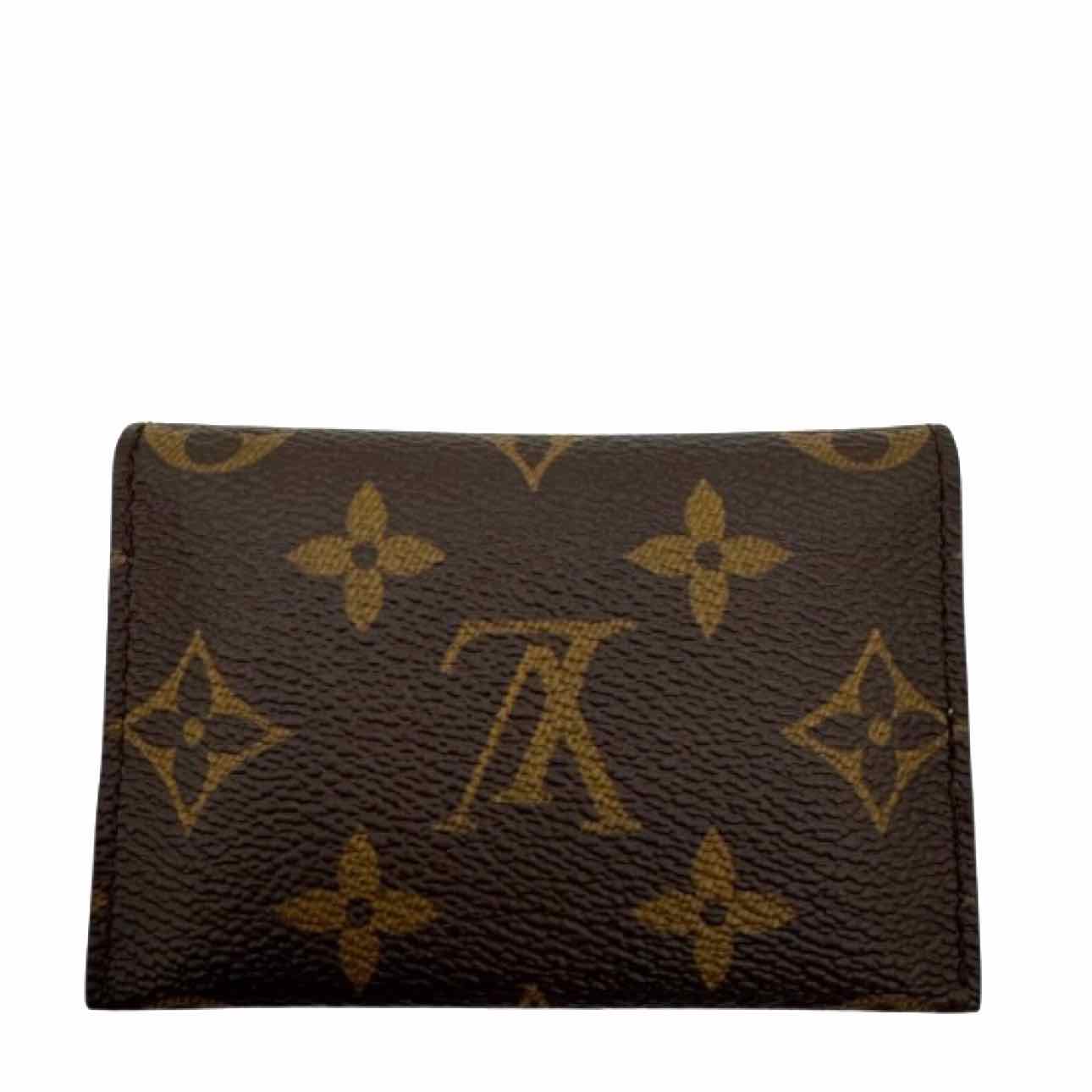 LOUIS VUITTON Monogram Canvas Slim Card Holder Orange