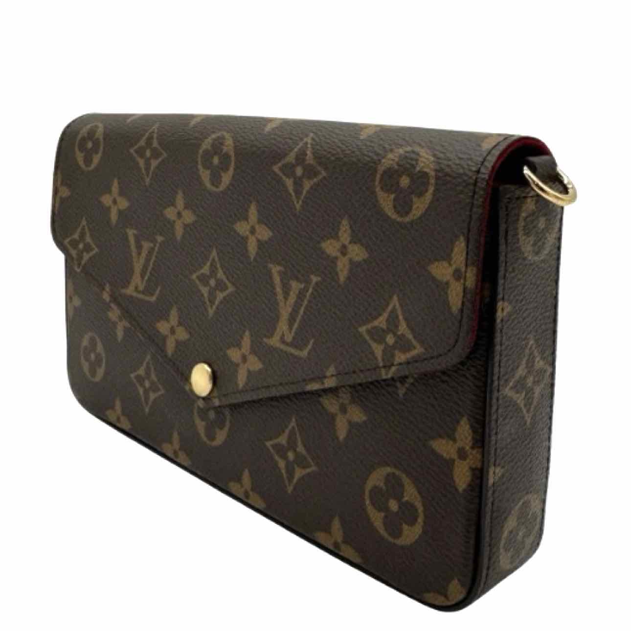 LOUIS VUITTON Monogram Canvas Pochette Felicie Shoulder Bag