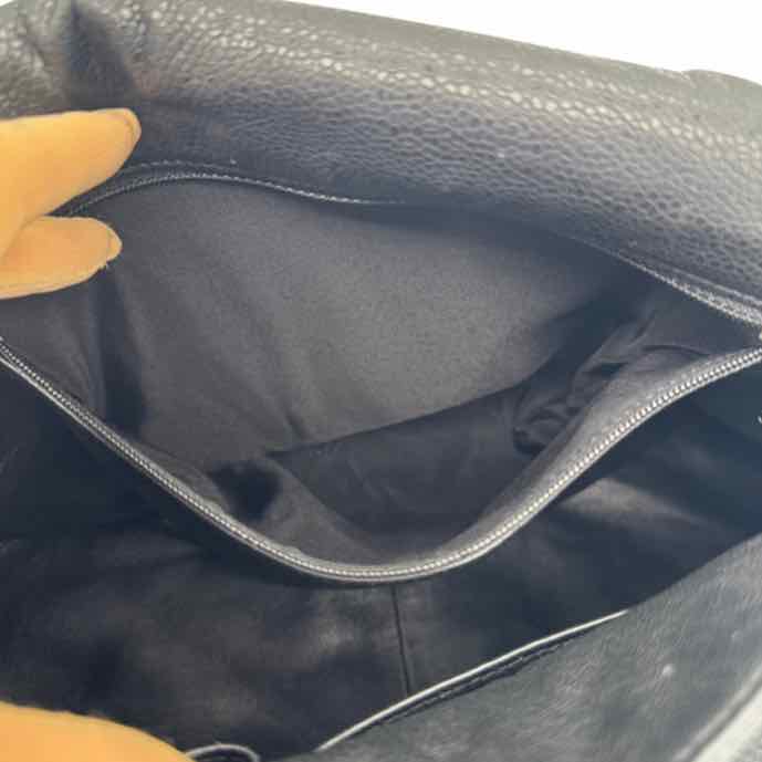 CHANEL Caviar Timeless Flap Handbag Black (Pre-Owned)