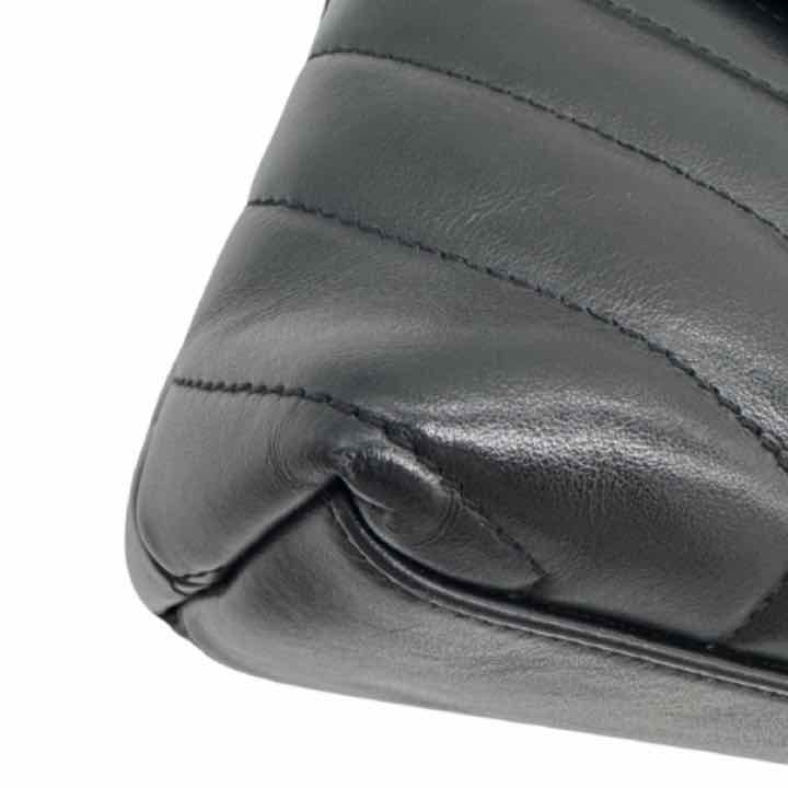 SAINT LAURENT Calfskin Loulou Small Black (Pre-Owned)