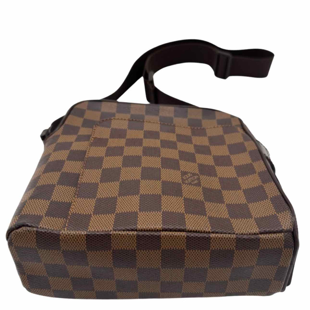 LOUIS VUITTON Damier Ebene Olav PM Messenger Bag Brown