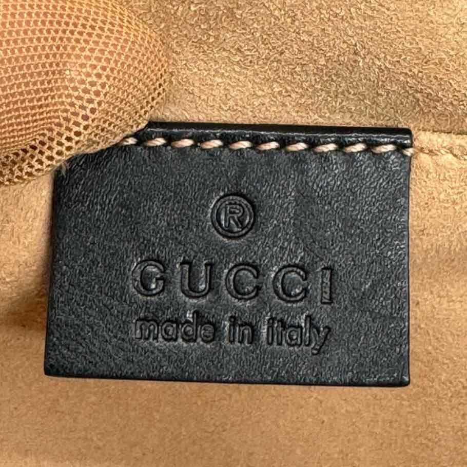 GUCCI Marmont Belt Bag Black (Pre-Owned)