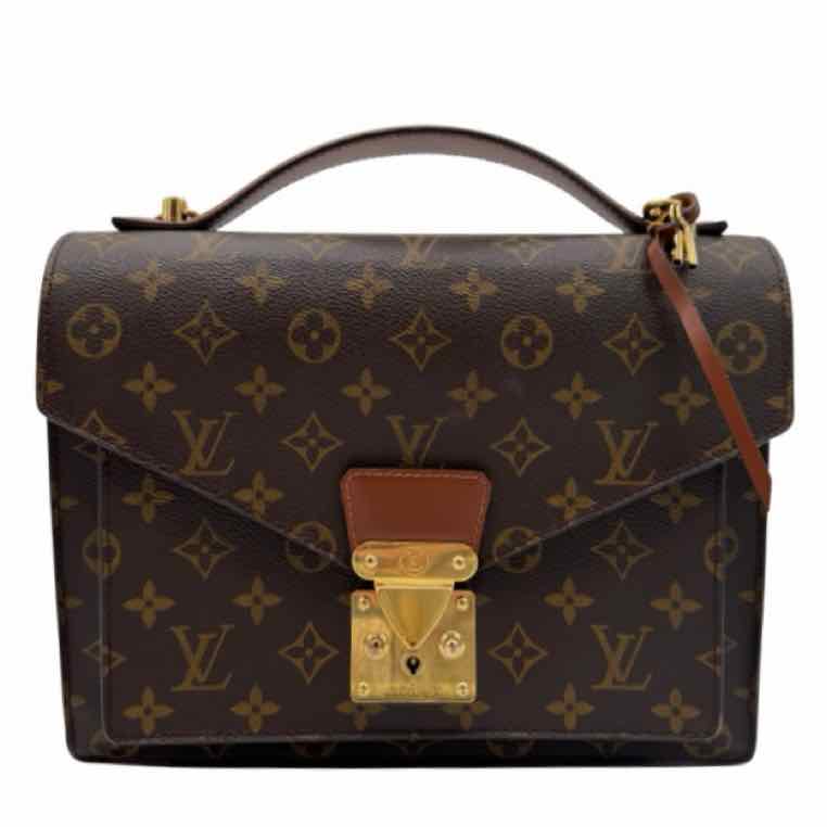 LOUIS VUITTON Monogram Monceau 28 Satchel (Pre-Owned)