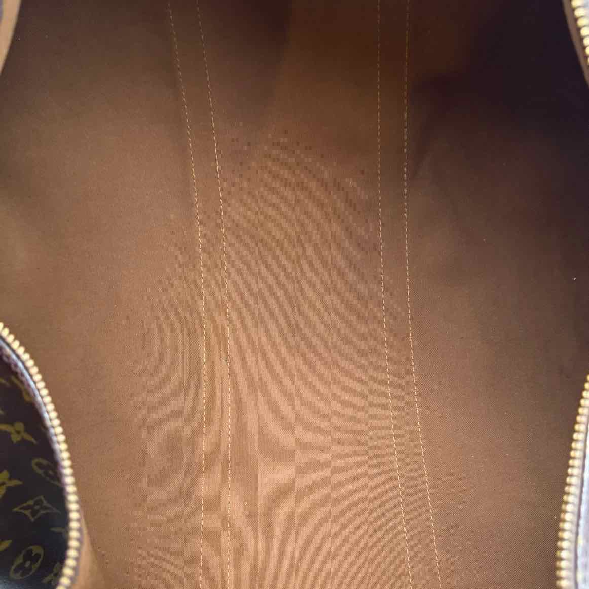 LOUIS VUITTON Monogram Canvas Keepall Bandouliere 55 Brown (Pre-Owned)