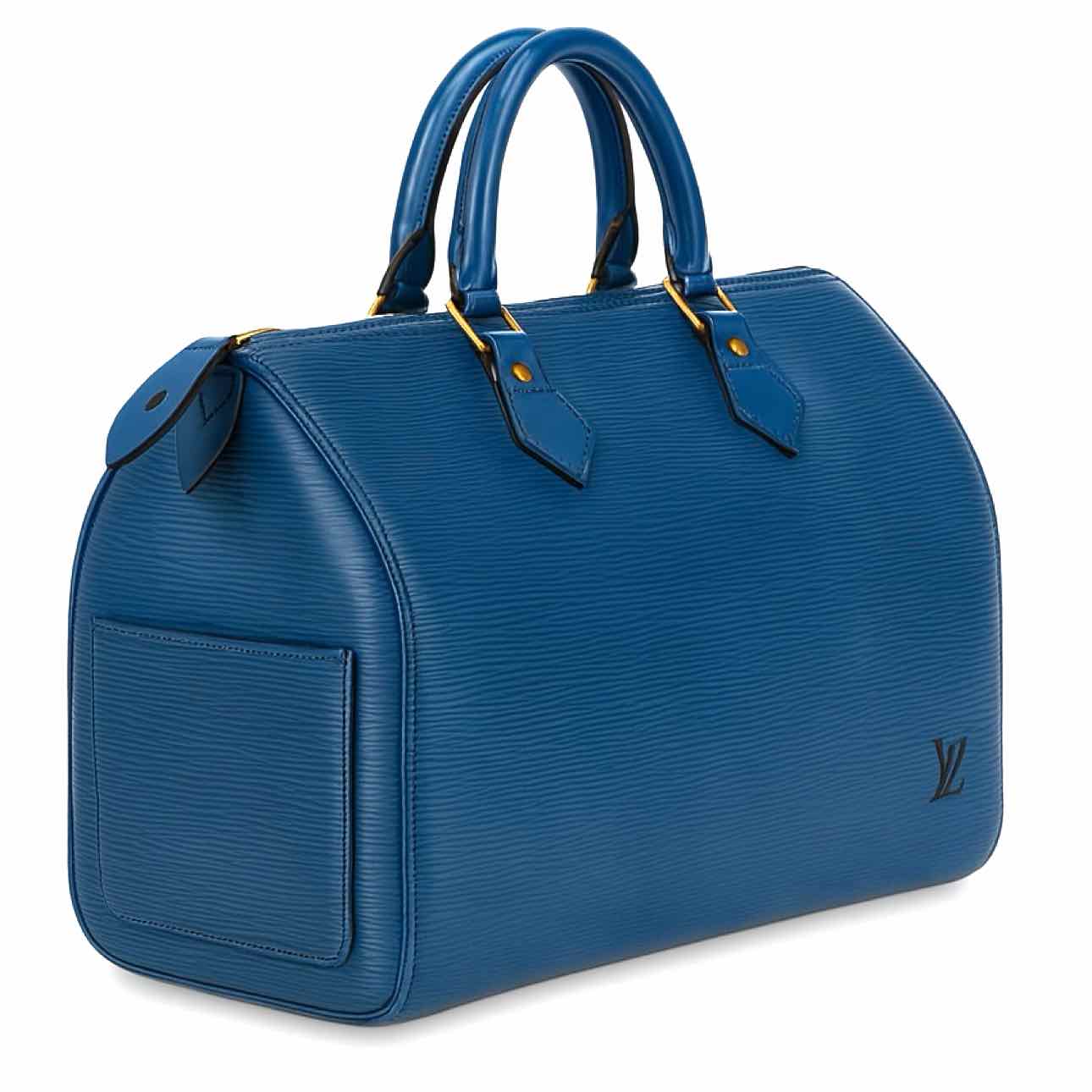 LOUIS VUITTON Epi Speedy 35 Blue (Pre-Owned)