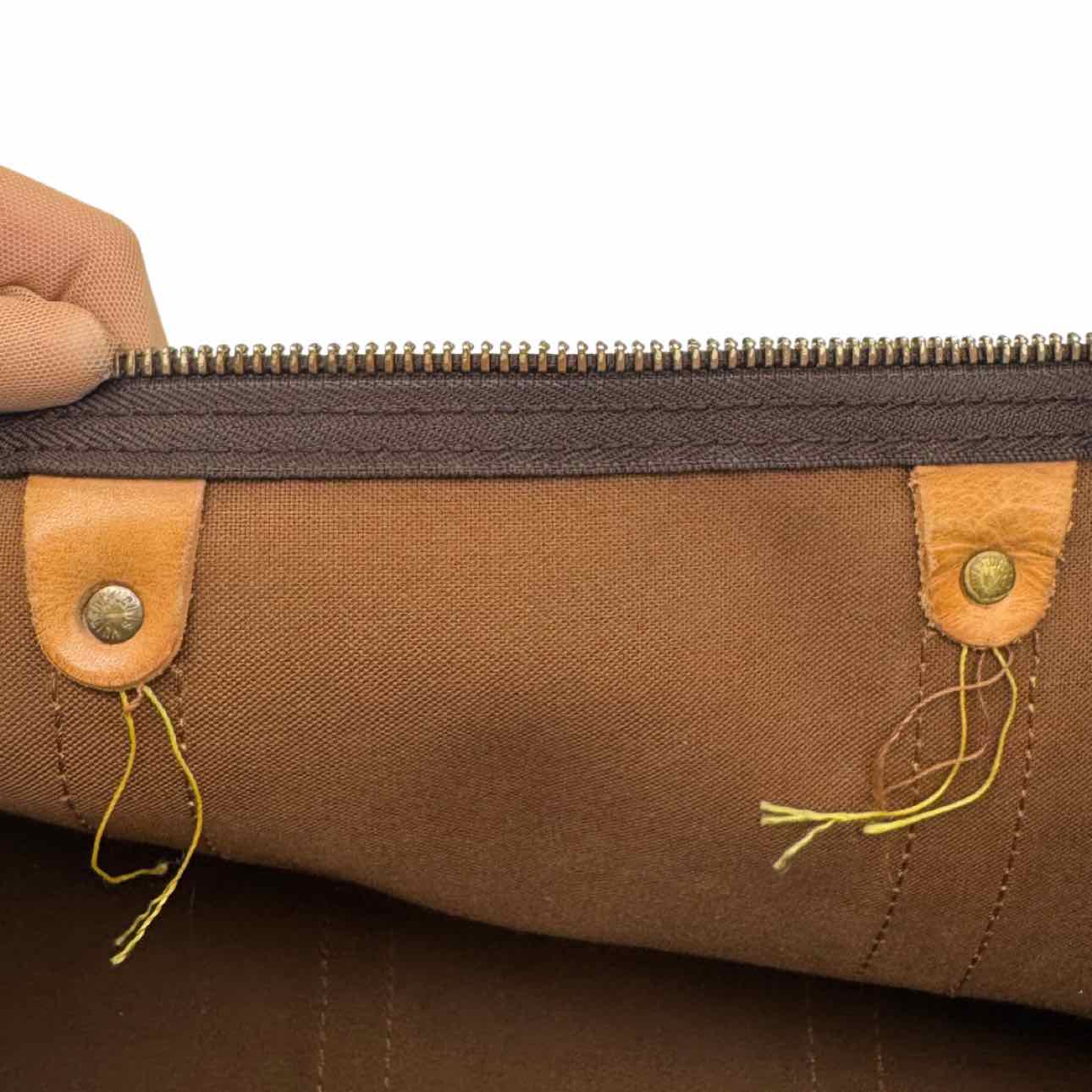 LOUIS VUITTON Monogram Canvas Keepall Bandouliere 55 Brown (Pre-Owned)