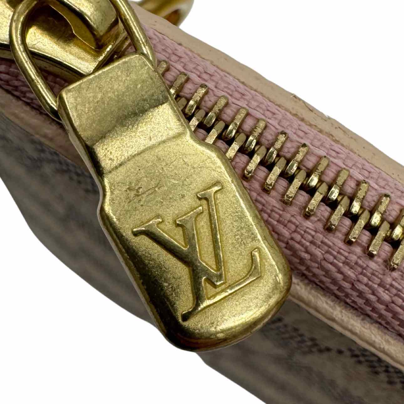 LOUIS VUITTON Damier Azur Neverfull Wristlet