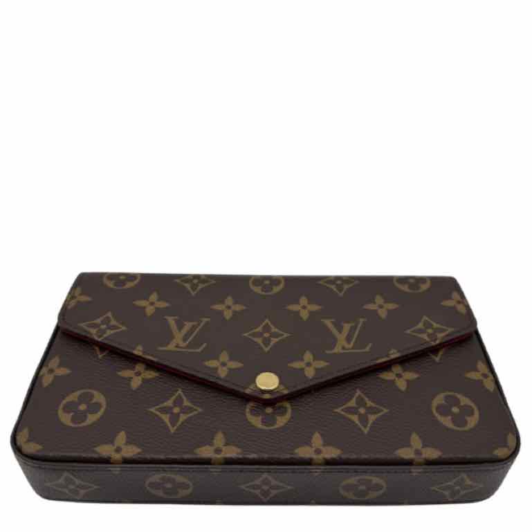 LOUIS VUITTON Monogram Canvas Pochette Felicie Shoulder Bag